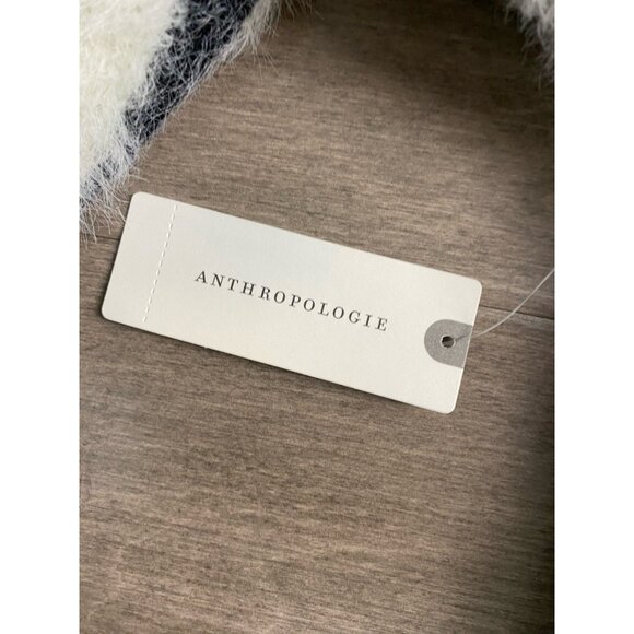 $200 Anthropologie Cindy Eyelash Half Zip Pullover Sweater Size Small New - Picture 3 of 12